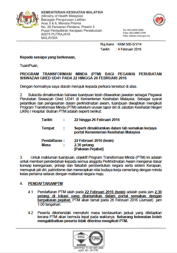 Program Perubatan Kementerian Kesihatan Malaysia Jawatan Lasopachoices